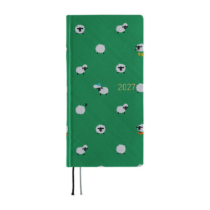 Bow & Tie: Sheep Sheep Sheep | Weeks Planner 2027 English