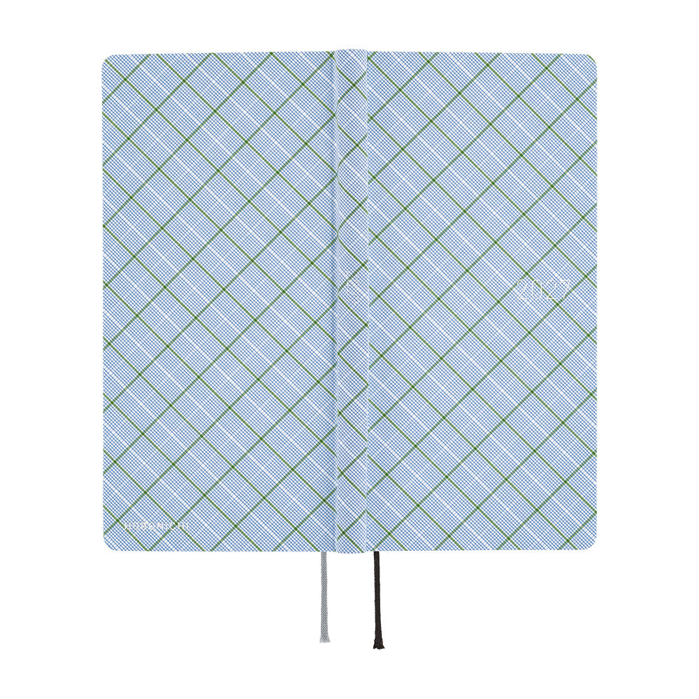 Shirt Fabric: Graph Plaid | Weeks Planner 2027 English