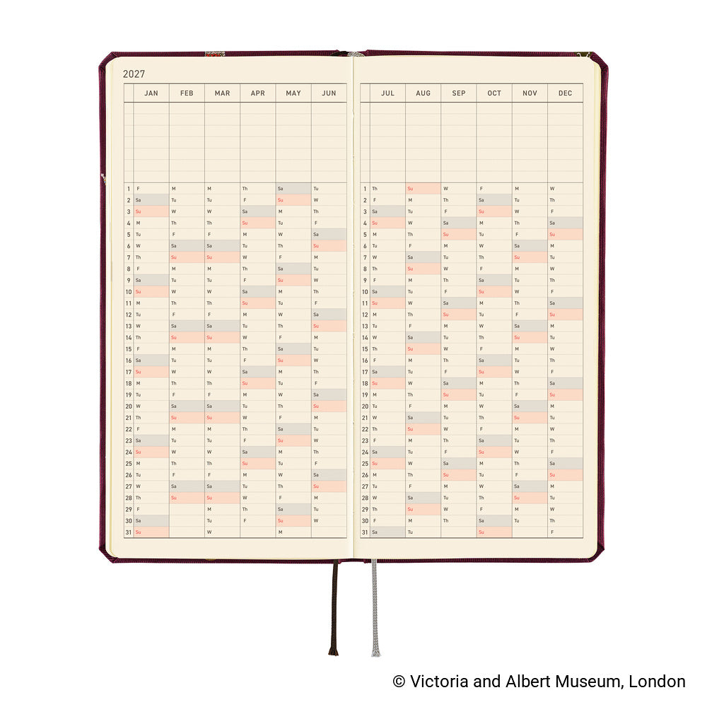 V&A Series: Welcome to the V&A | Weeks Planner 2027 English