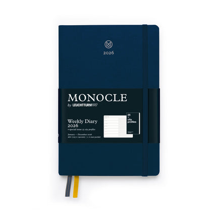 Weekly Planner & Notebook 2026 B6+ Linen Hardcover